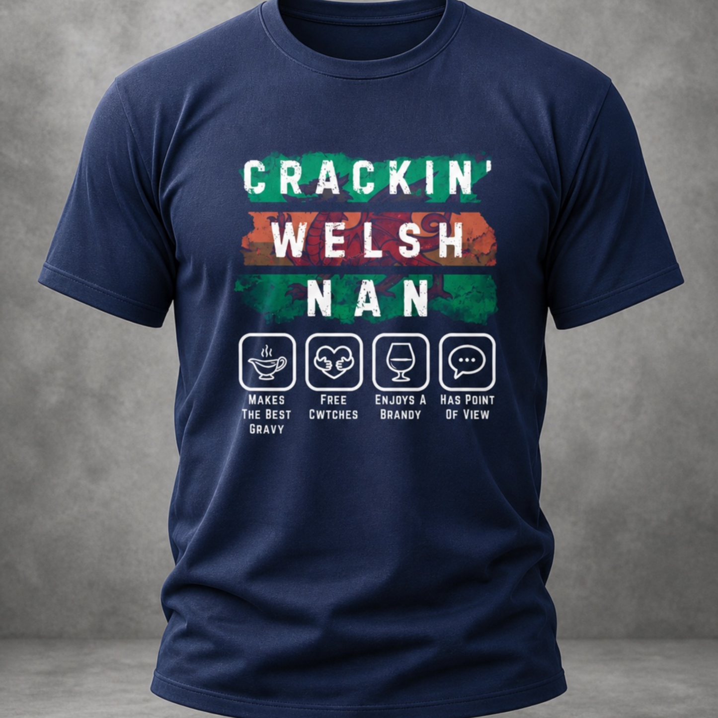 CRACKIN' WELSH NAN | T-SHIRT FOR NANS