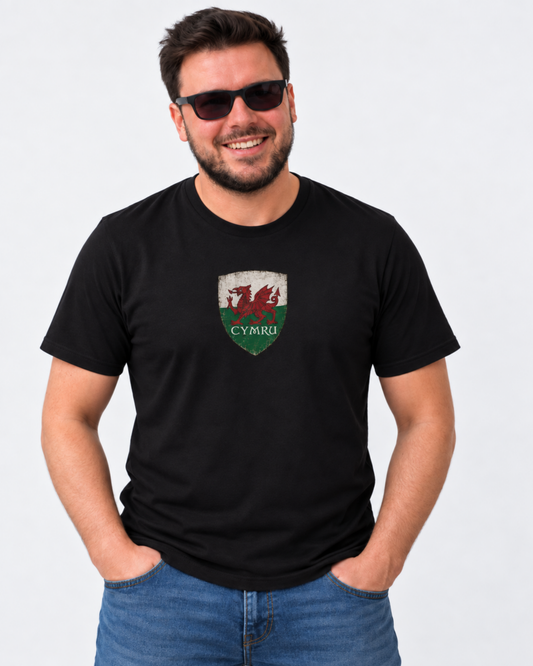 DDRAIG GOCH SHIELD | T-SHIRT