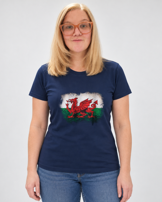 DDRAIG GOCH DISTRESSED | T-SHIRT