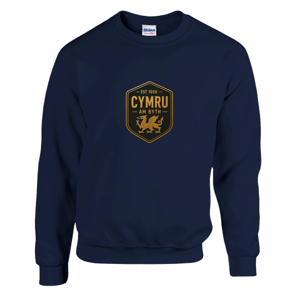 CYMRU AM BYTH BADGE  | SWEATER
