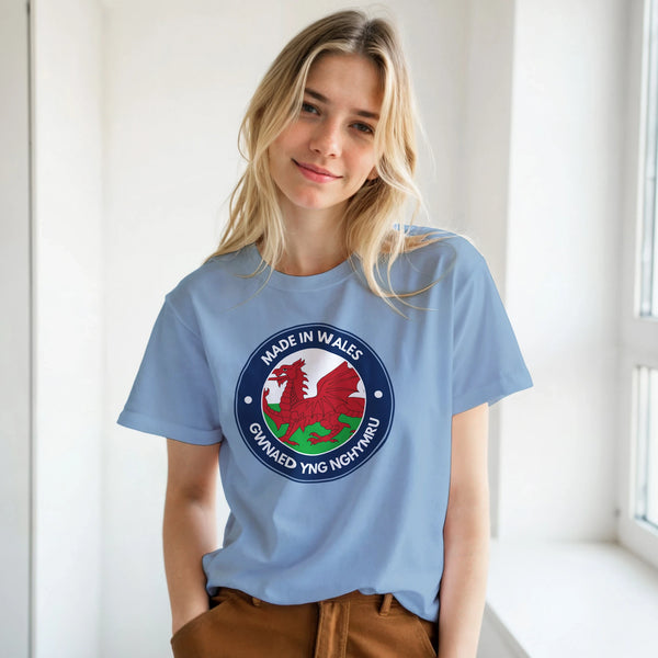 MADE IN WALES BLUE | T-SHIRT